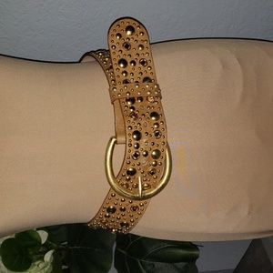 Streets Ahead Gold Studded Belt
